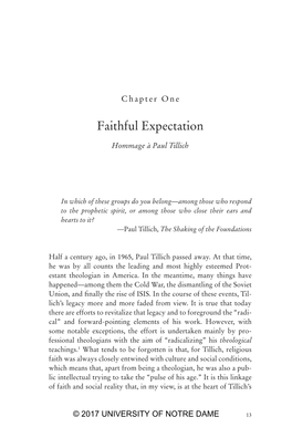 Faithful Expectation