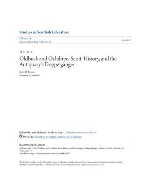 Scott, History, and the Antiquary's Doppelgänger