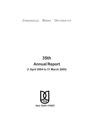 Annual Report (1 April 2004 to 31 March 2005)