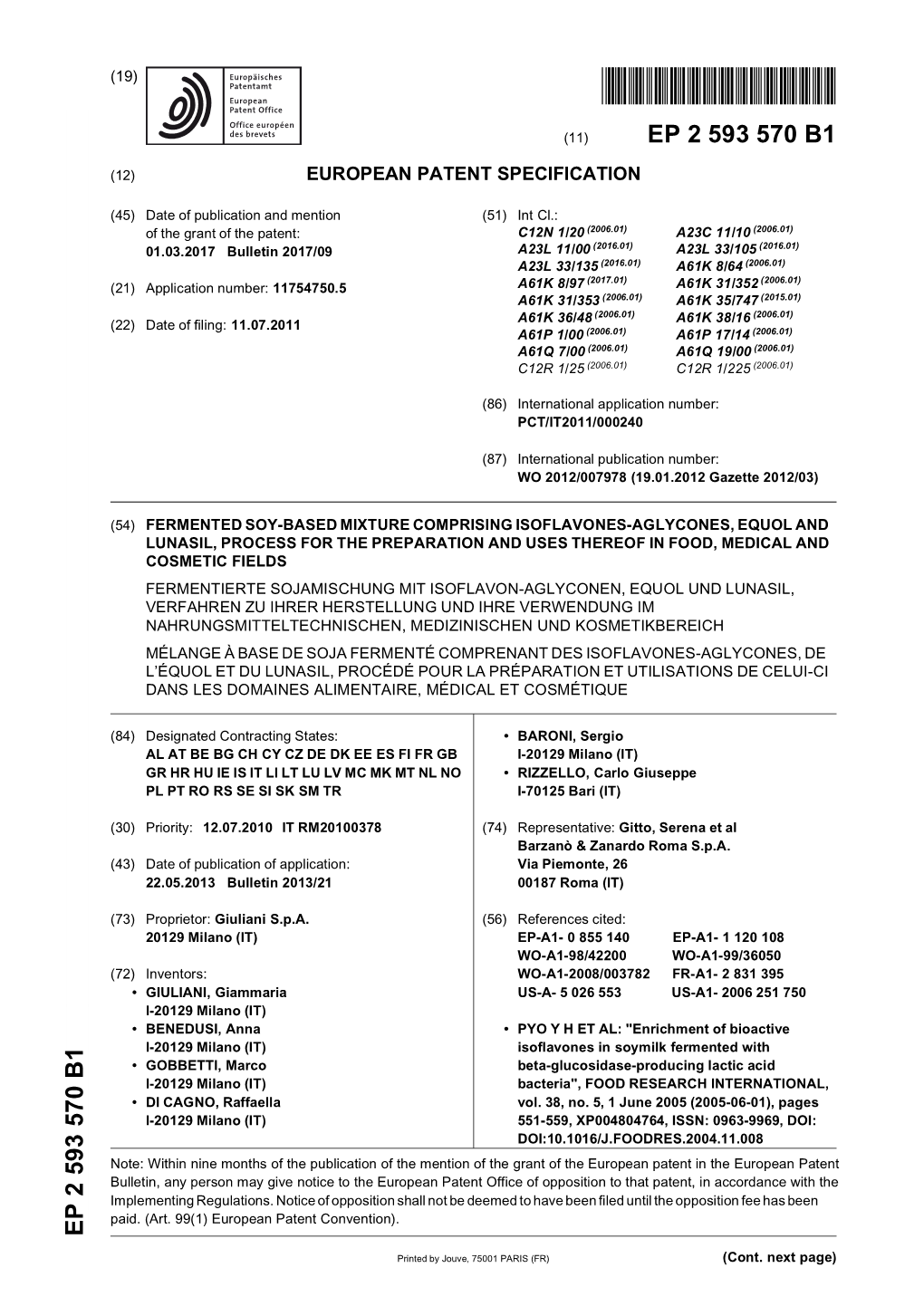 Fermented Soy-Based Mixture Comprising Isoflavones