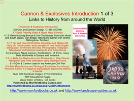 Cannon & Explosives