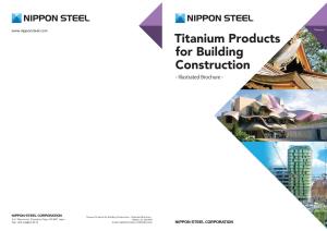 Titanium Products for Building Construction - Illustrated Brochure