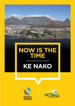 Now Is the Time Ke Nako Sports Have the Power to Change the World