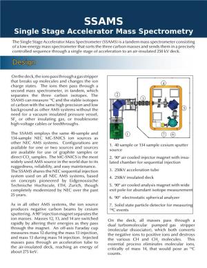 Single Stage Accelerator Mass Spectrometry