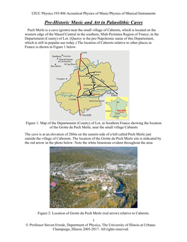 Acoustics of Palaeolithic Caves