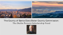 The Duilio Peruzzi Scholarship Fund Scholarship Benefits