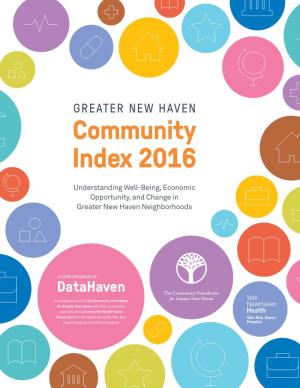 GREATER NEW HAVEN Community Index 2016