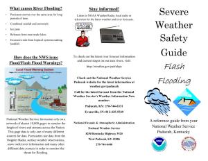 Severe Weather Safety Guide Flash Flooding