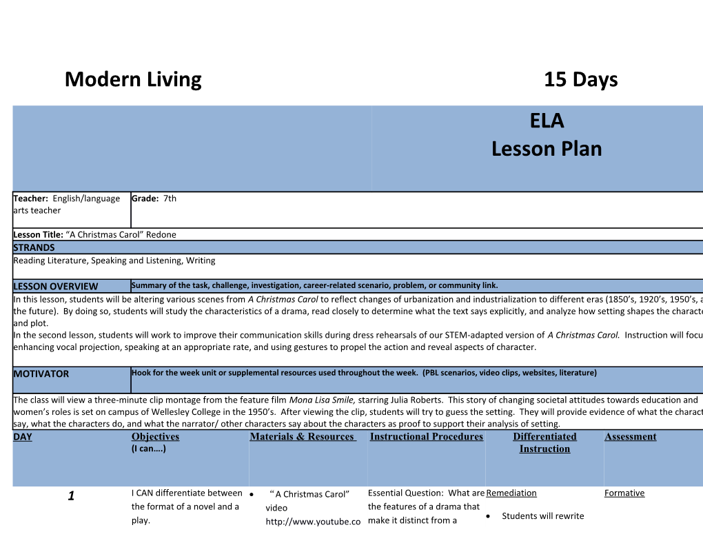 Modern Living 15 Days