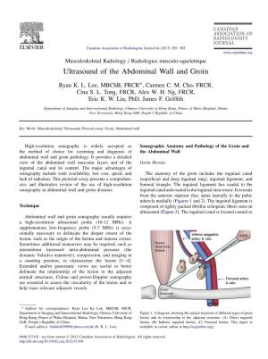 Ultrasound of the Abdominal Wall and Groin