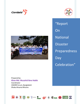 “Report on National Disaster Preparedness Day Celebration”