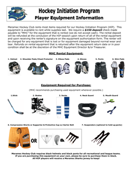 Player Equipment