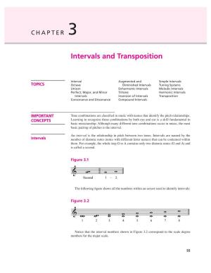 Intervals and Transposition