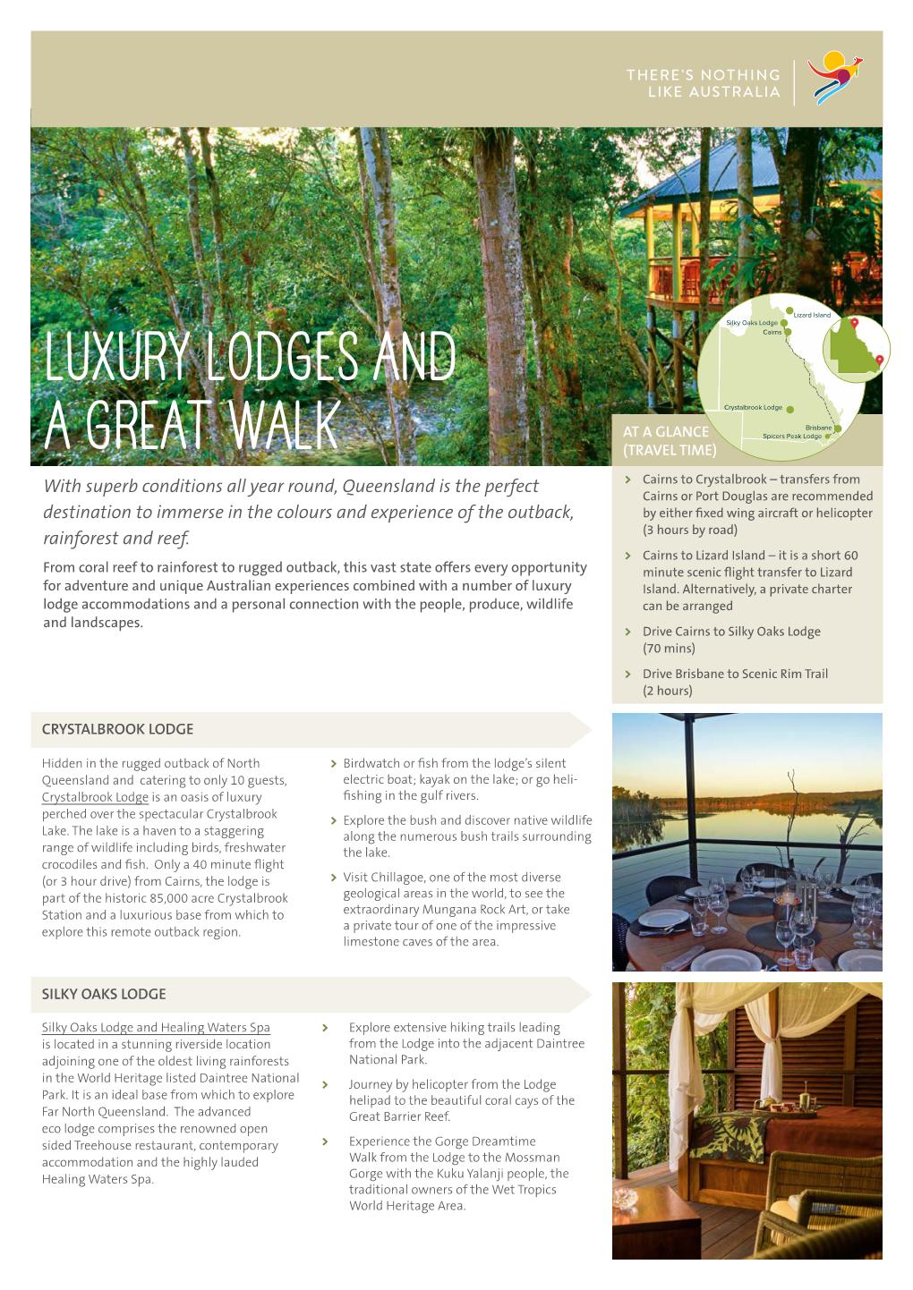 Luxury Lodges and a Great Walk with Superb
