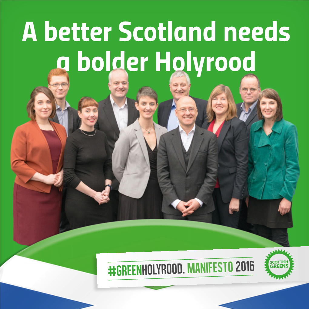 Greenholyrood.MANIFESTO2016