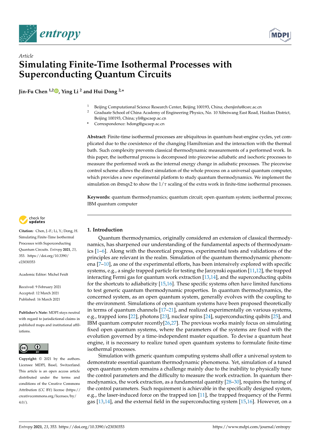 Simulating Finite-Time Isothermal Processes with Superconducting Quantum Circuits