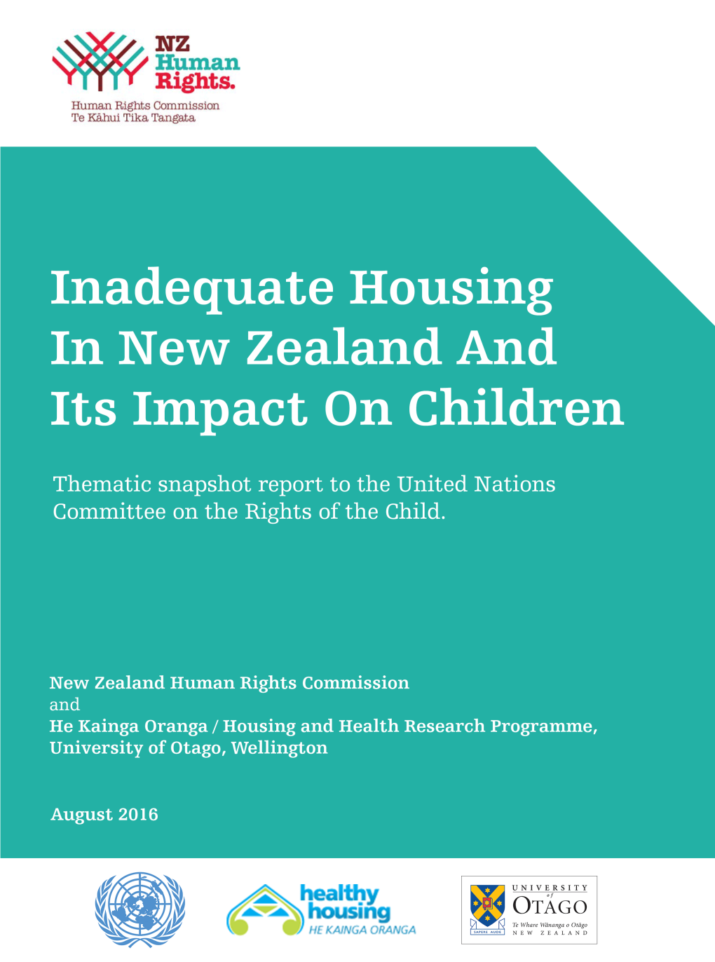 Inadequate Housing in New Zealand and Its Impact on Children