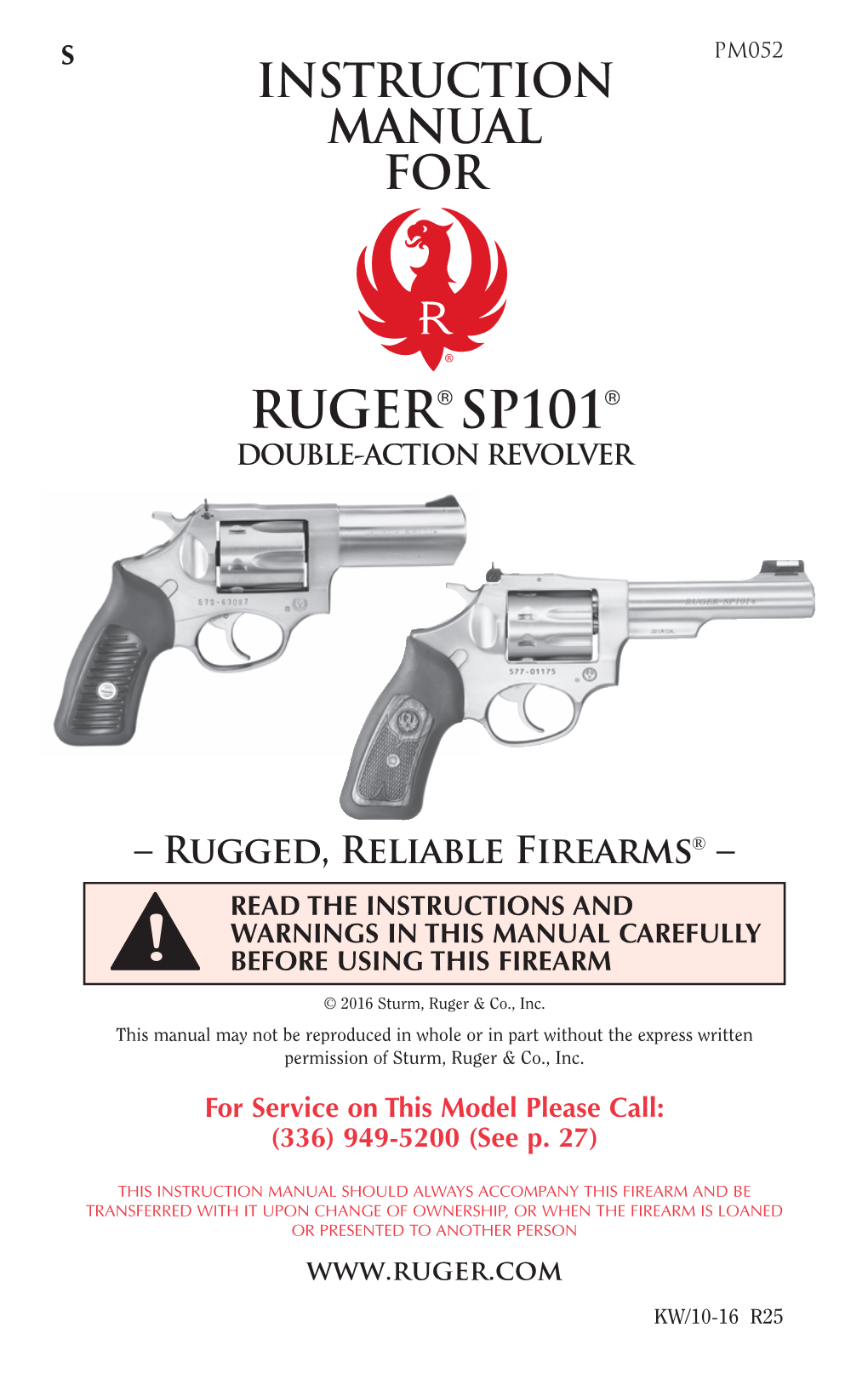RUGER SP101 Revolver