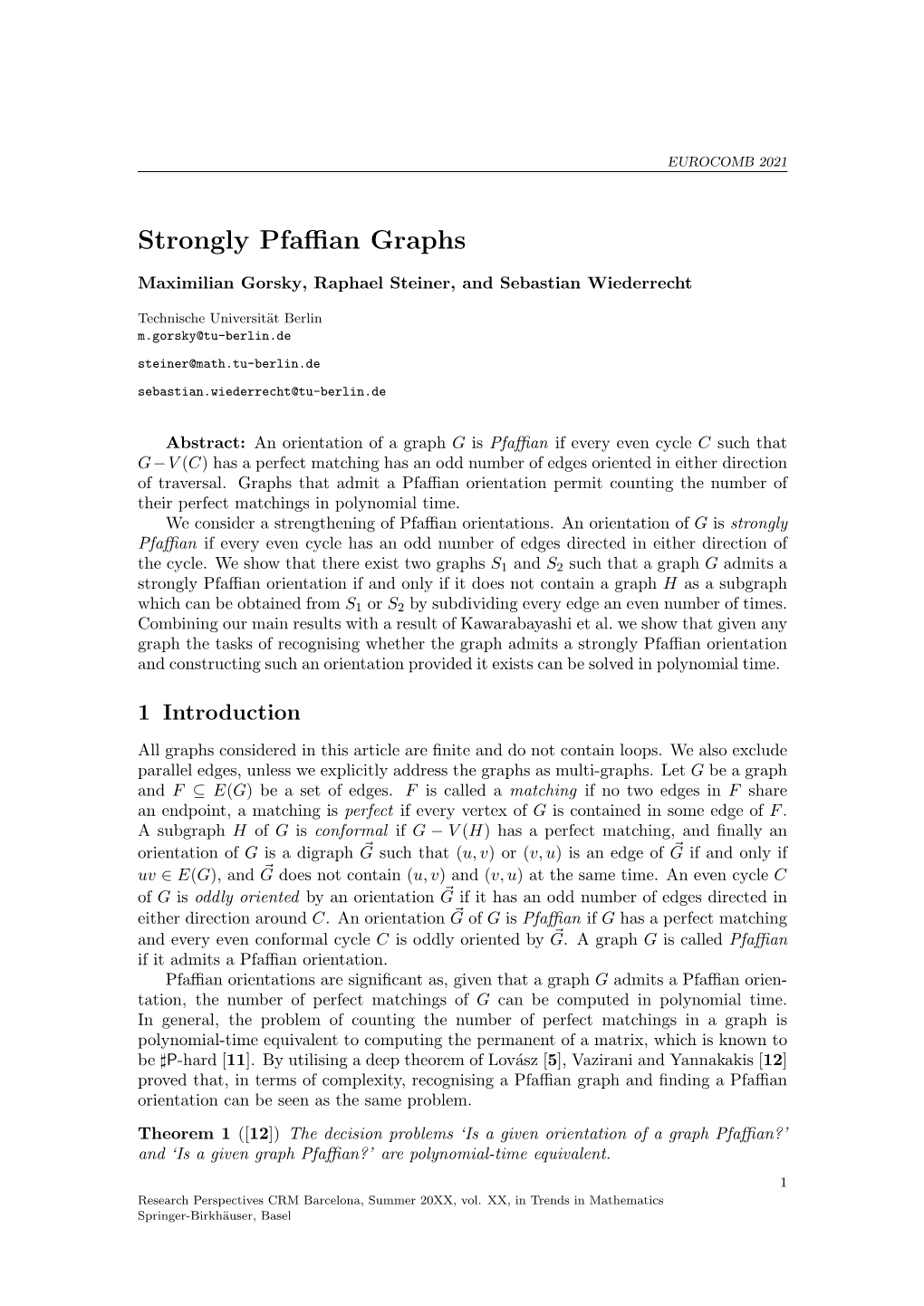 Strongly Pfaffian Graphs