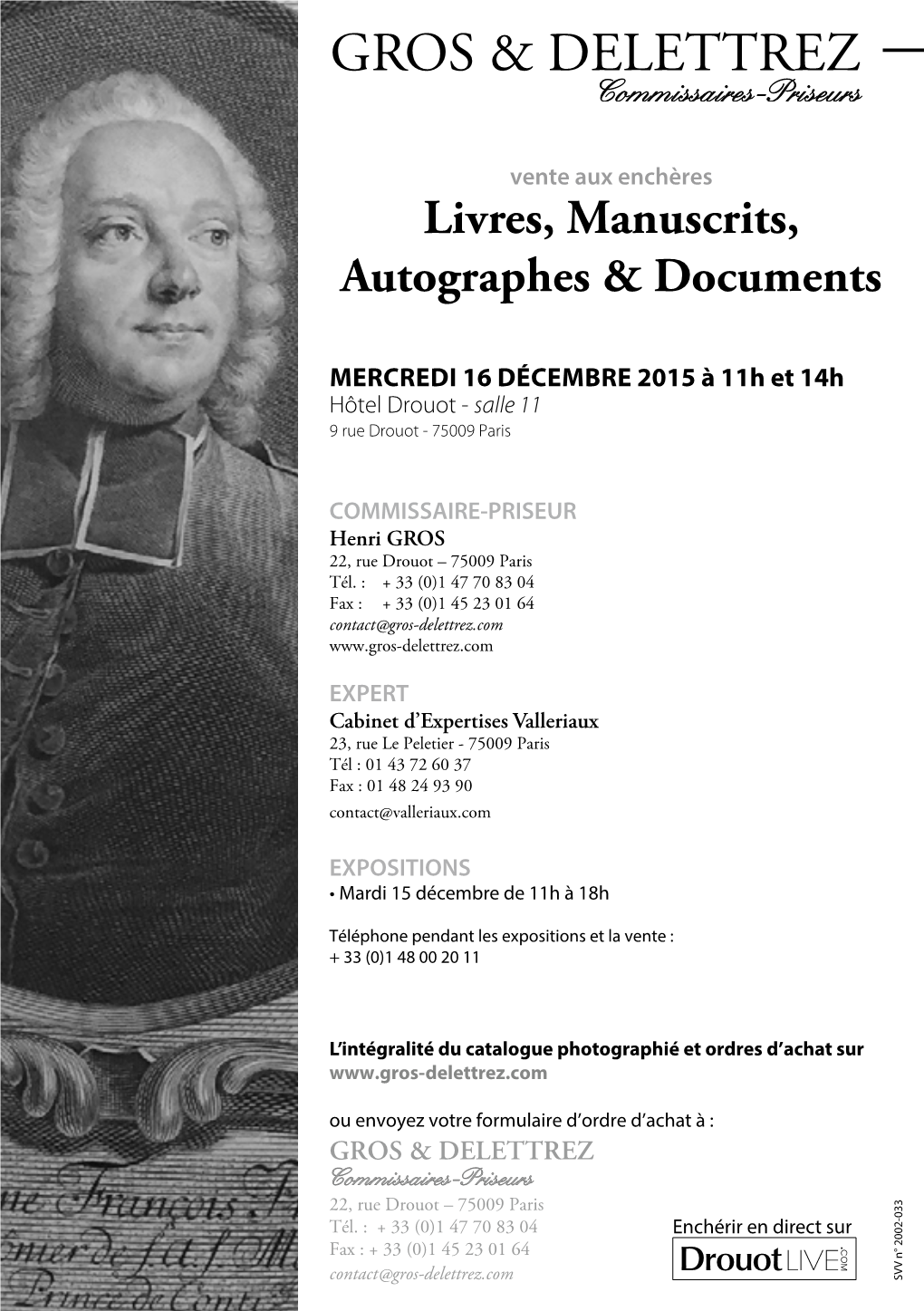 Livres, Manuscrits, Autographes & Documents