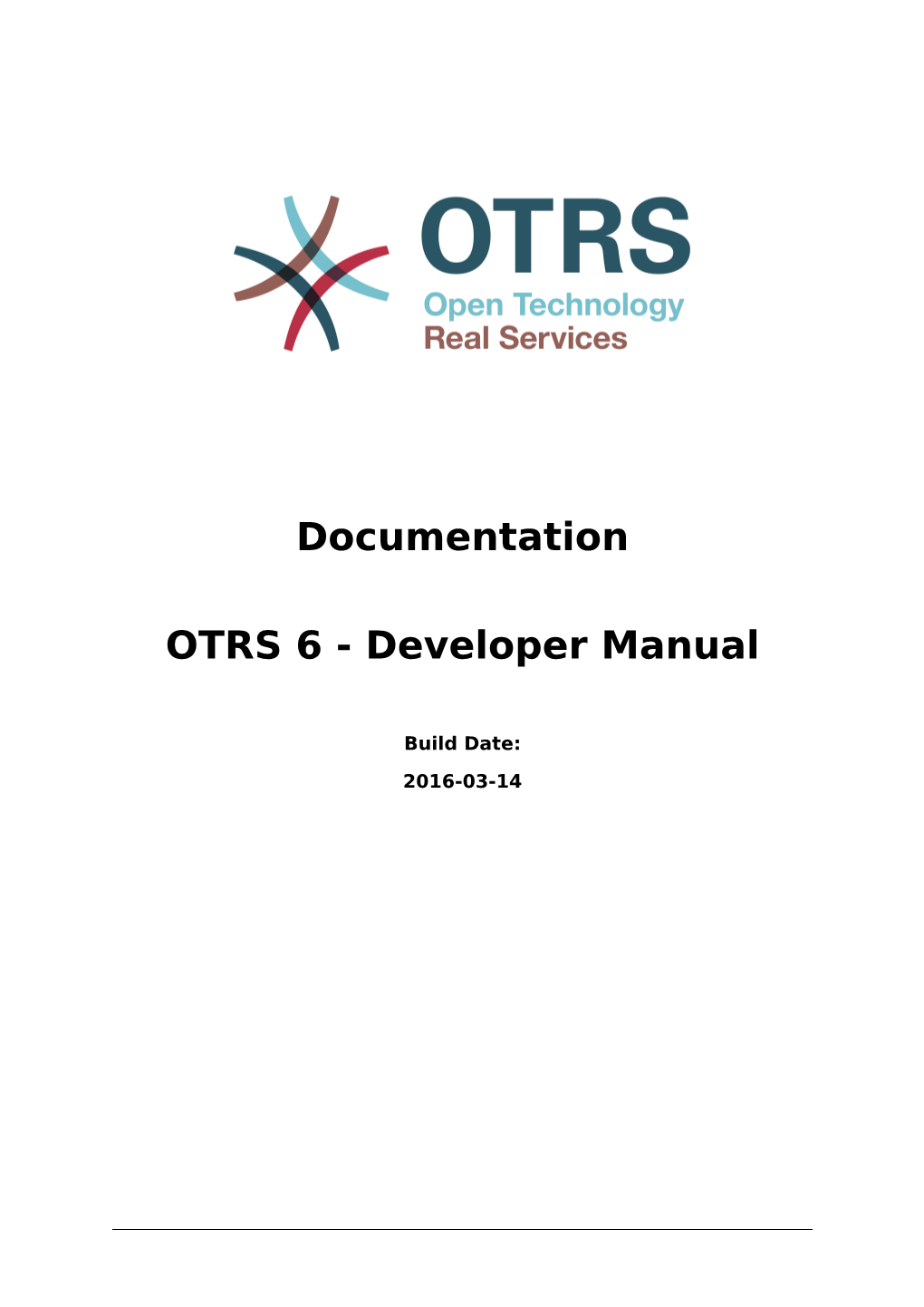 Documentation OTRS 6