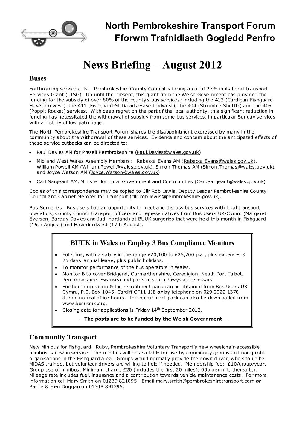 News Briefing Œ August 2012