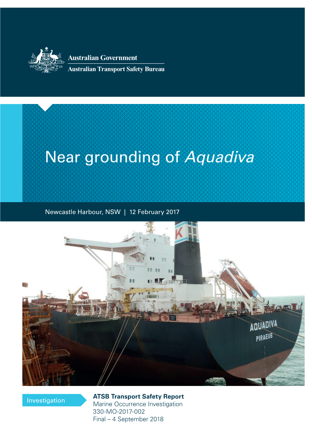 Near Grounding of Aquadiva