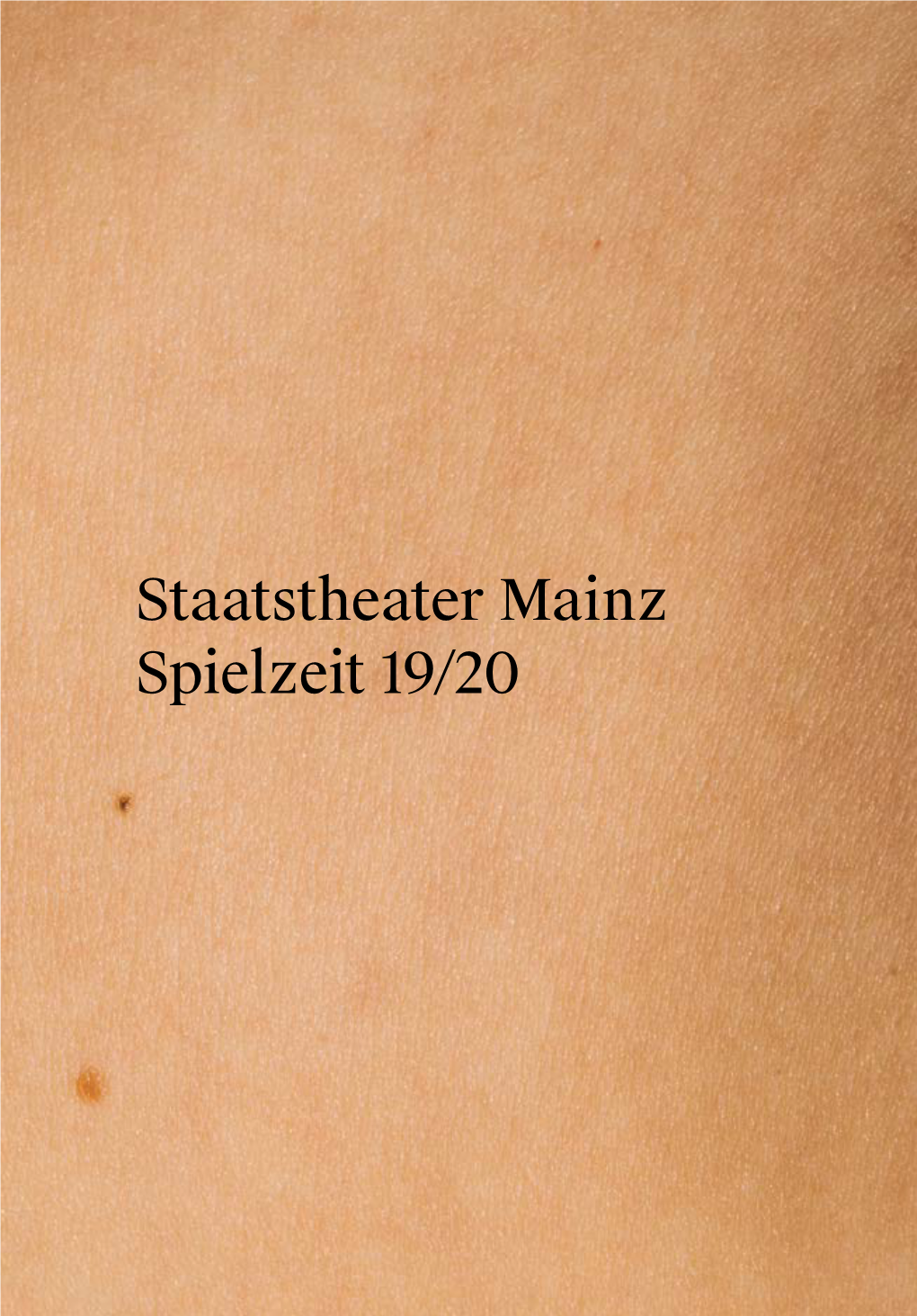 Staatstheater Mainz Spielzeit 19/20 1