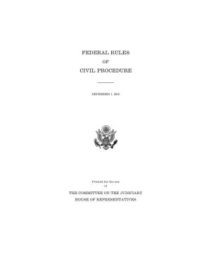 Federal Rules Civil Procedure