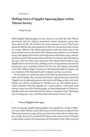 Shifting Views of Ngaphö Ngawang Jigme Within Tibetan Society