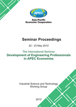 Development of Engineering Professionals in APEC Economies
