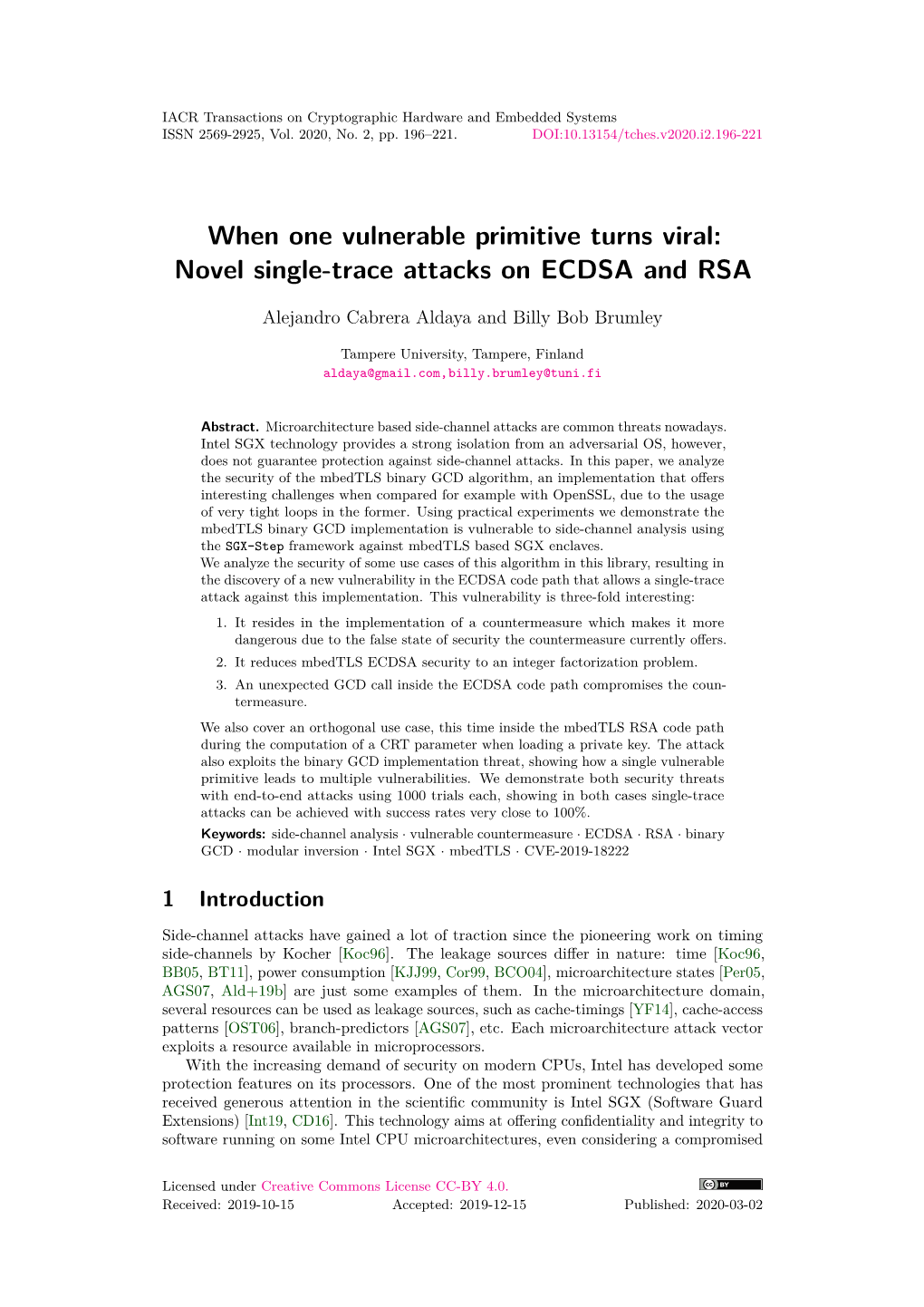 Novel Single-Trace Attacks on ECDSA and RSA