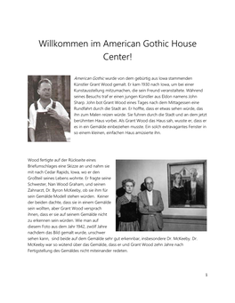 Willkommen Im American Gothic House Center!