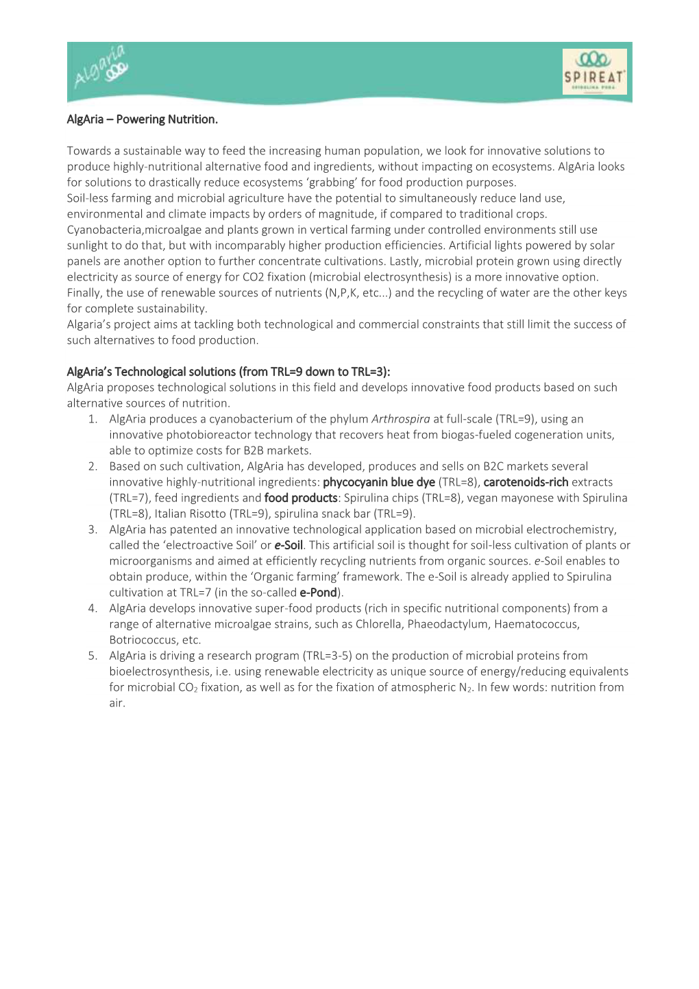 Algaria-Profile-Technology Short