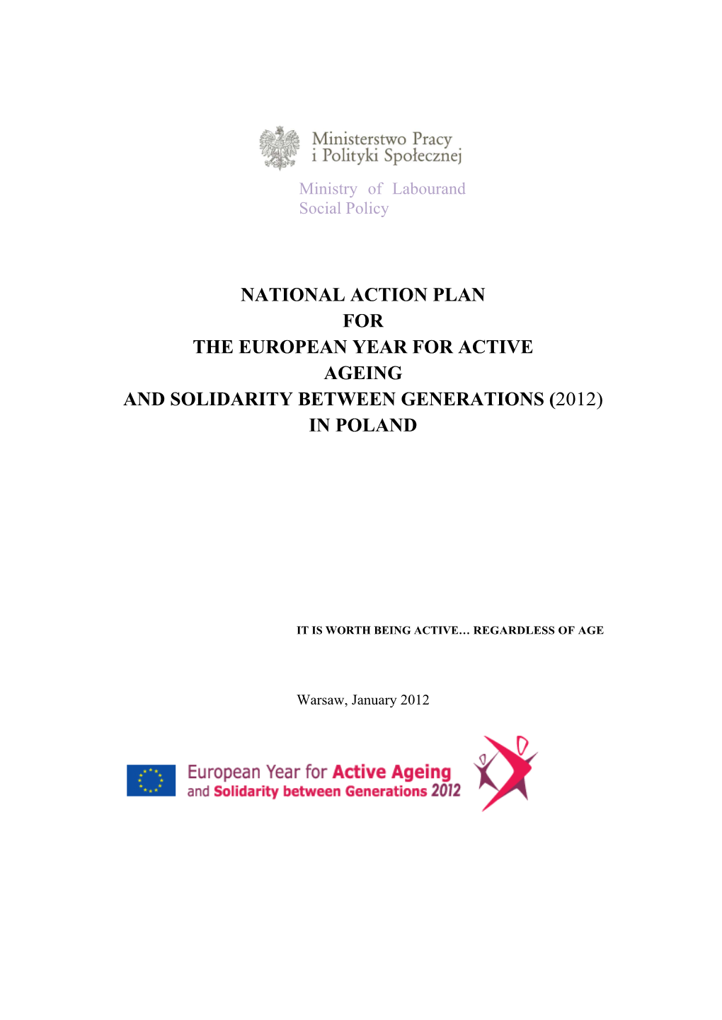 National Action Plan for the European Year for Active Ageing and Solidarity Between Generations (2012) in Poland