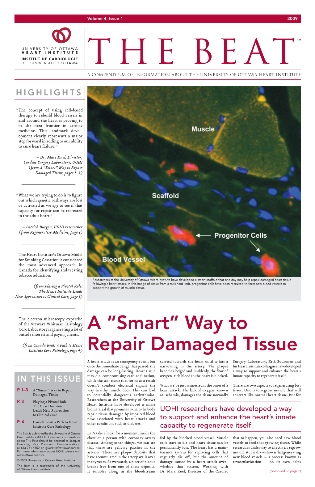 A “Smart” Way to Repair Damaged Tissue, Pages 1–3)