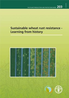 Sustainable Wheat Rust Resistance – Learning from History