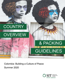 Colombia: Building a Culture of Peace Summer 2020