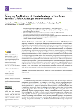 Emerging Applications of Nanotechnology in Healthcare Systems: Grand Challenges and Perspectives