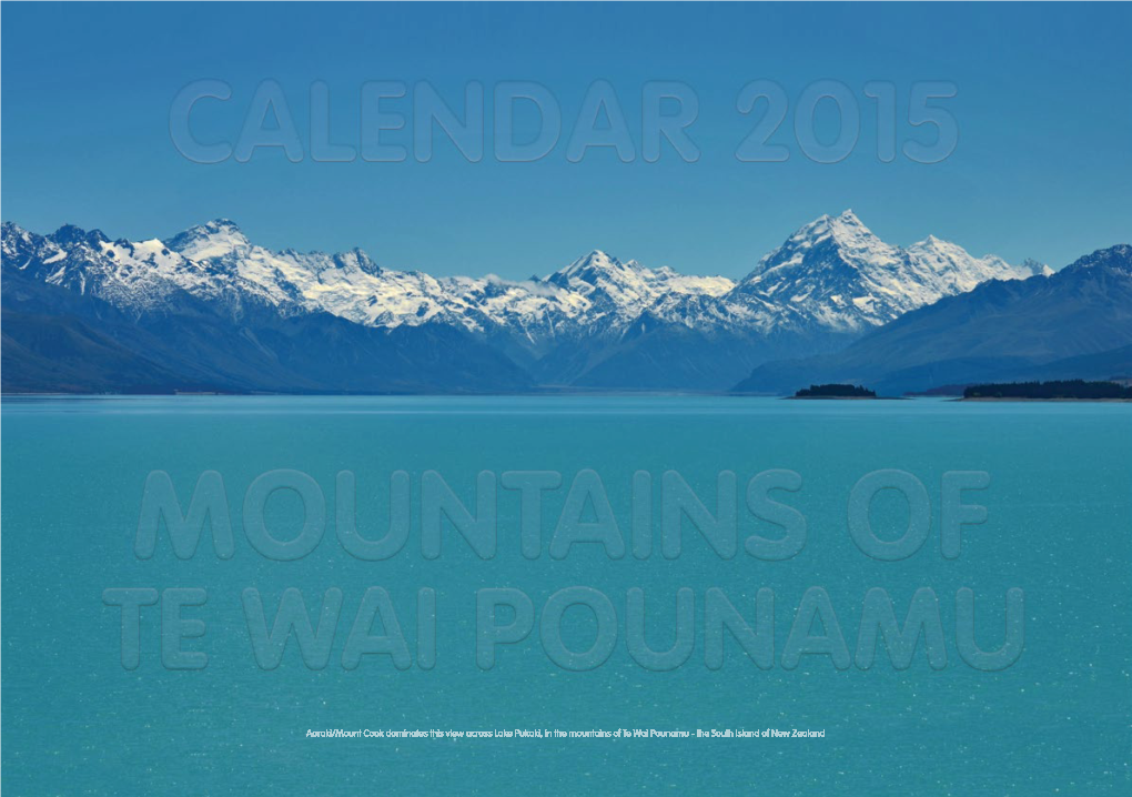 Aoraki/Mount Cook Dominates This View Across