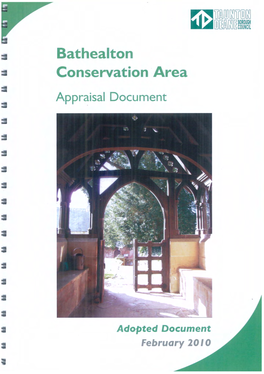 Bathealton Conservation Area Appraisal