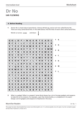 DR No Worksheet