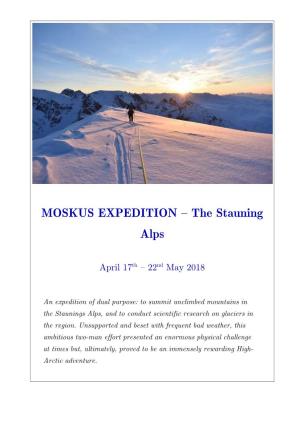 MOSKUS EXPEDITION – the Stauning Alps