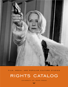 Rights Catalog University of Texas Press