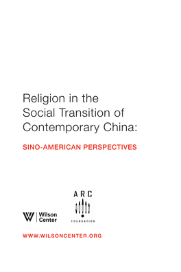 Religion in the Social Transition of Contemporary China