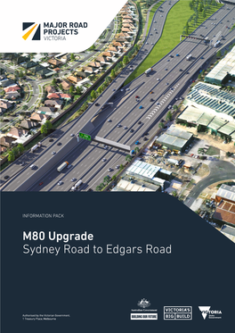 M80 Upgrade Sydney Road to Edgars Road