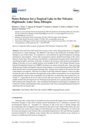 Lake Tana, Ethiopia