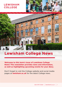 Lewisham College News