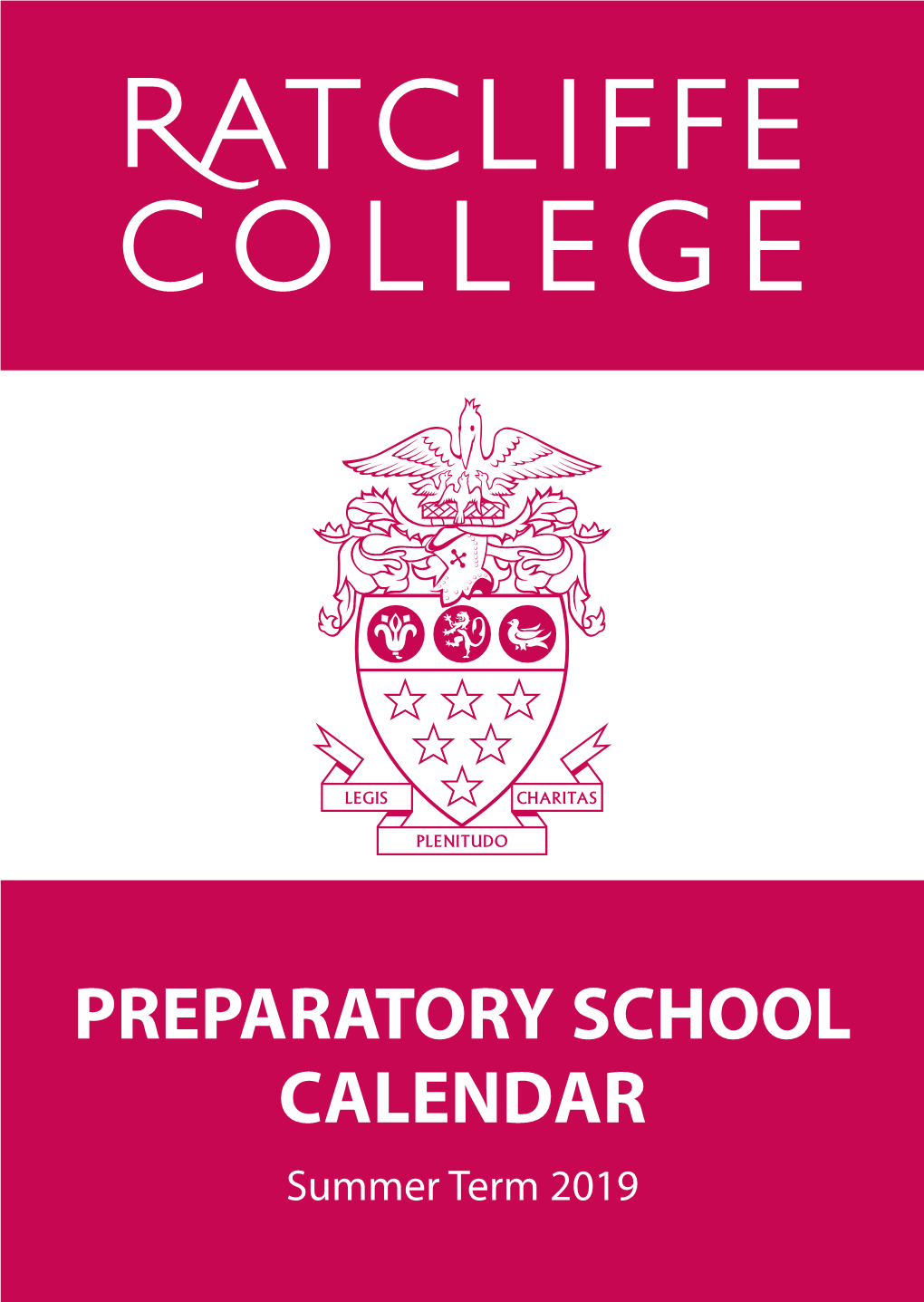 PREPARATORY SCHOOL CALENDAR Summer Term 2019 Term Dates