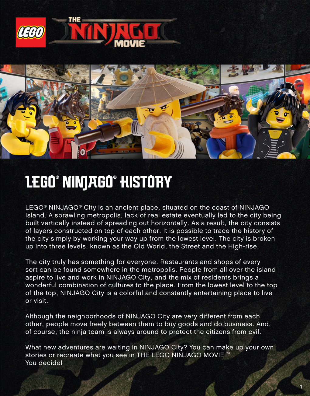 Lego® Ninjago® History